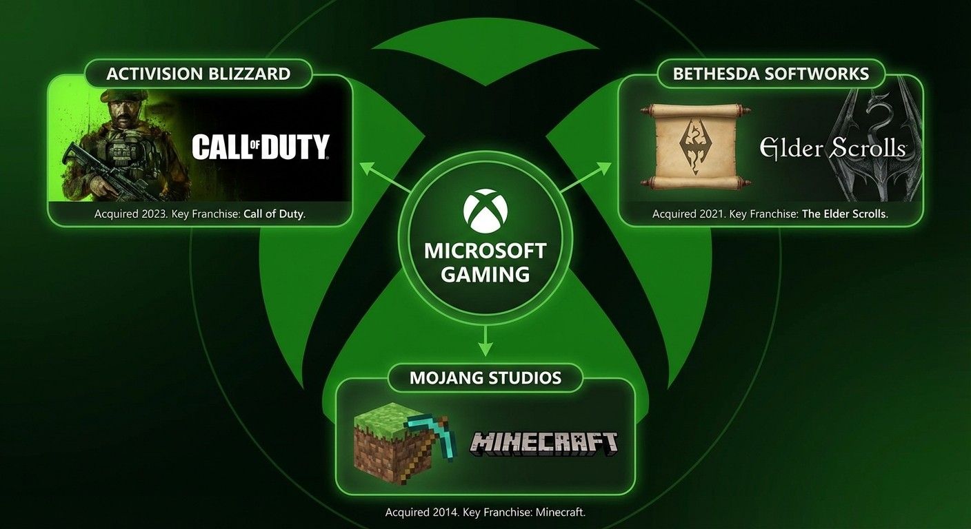 Microsoft Gaming Empire - Acquired studios and franchises